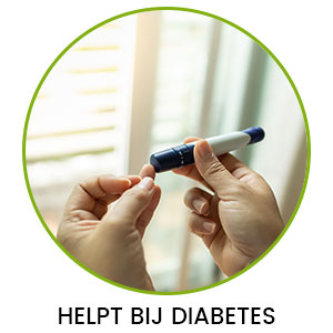 Cirkel met daarin twee handen die een insulinespuit vastheeft - diabetes