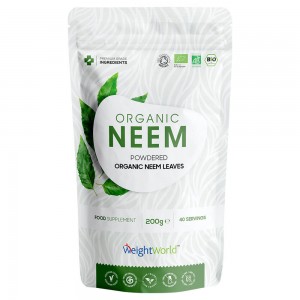 Bio Neem Poeder Bio Neem Powder - Organic Detoxifying Plant-Based Immunity Support Powder - 200G