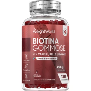 Biotin Gummies for Hair Skin and Nails