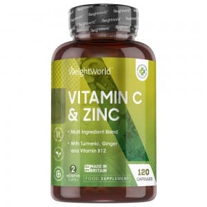 Vitamin C & zink capsules Vitamin C & Zink Capsules van WeightWorld