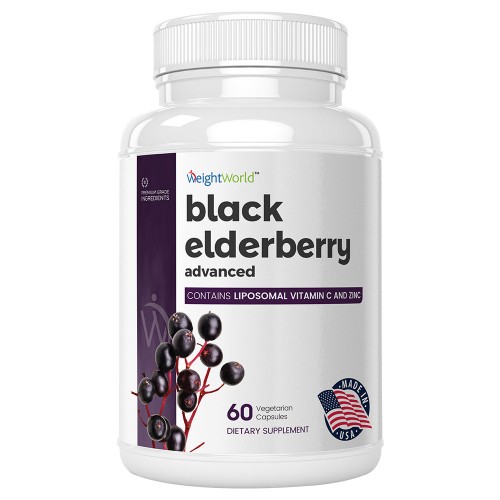 Black Elderberry Capsules I Wellness Formule I WeightWorld
