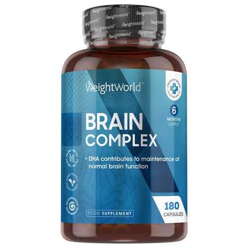 Brain Complex - Mentale Prestaties Supplement met Brein Vitaminen - 180 Capsules