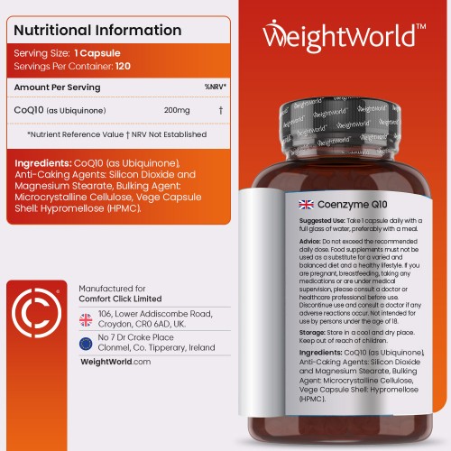 Natuurlijke pure Co-Enzyme capsules | WeightWorld