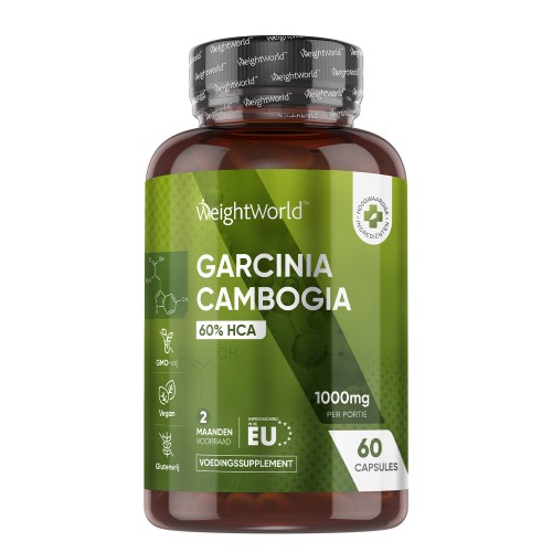 Garcinia Cambogia Pure capsules - 1000 mg - 60 Capsules - Natuurlijke eetlustremmer