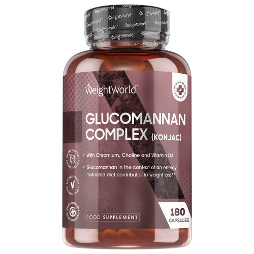 Glucomannan (Konjac) 3000 mg - 180 Capsules
