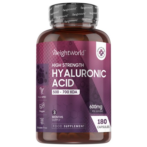 Hyaluronzuur Capsules - 600 mg 180 Capsules