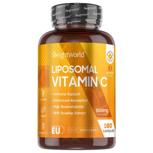 Liposomale Vitamine C capsules - 1000 mg - 180 capsules voor 3 mmaanden