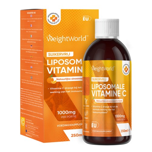 Liposomale vitamine C -1000 mg 250 ml - 25 porties - vitamine c supplement