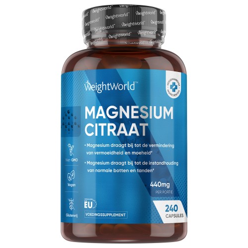 Magnesium citraat 220mg - 180 Capsules