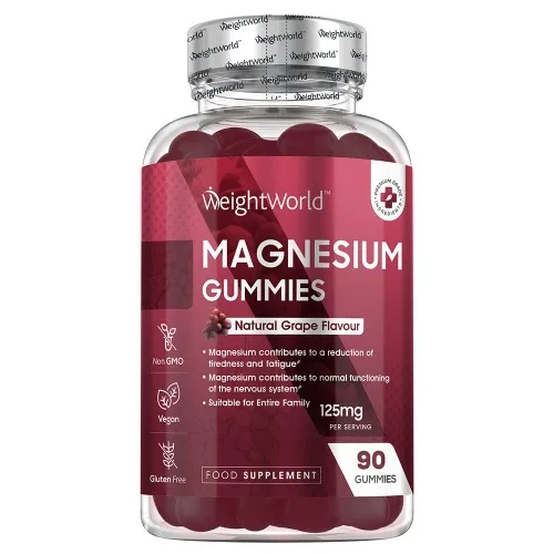 Magnesium Citraat (90 Gummies) - 125mg - 1.5 maand voorraad