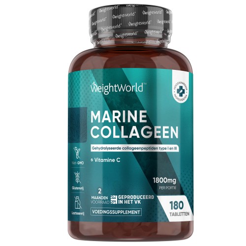 Marine Collageen - 1800 mg 180 tabletten - WeightWorld