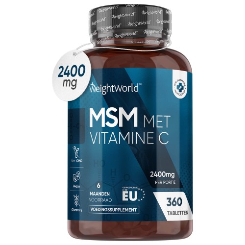 MSM met vitamine C 2400 mg WeightWorld