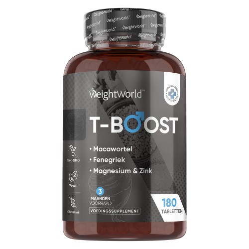 Weightworld T-Boost - Natuurlijke Test Booster - 180 capsules