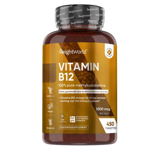 Vitamine B12 400 tabletten - 1000 mcg - Natuurlijke B12 supplement helpt bij vemoeidheid