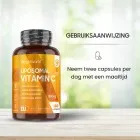 Gebruiksaanwijzing van de liposomale vitamine C 1000 mg vitamine C capsules en hoe vaak de capsules ingenomen moeten worden 