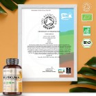 Het certificaat van de biologische kurkuma capsules van WeightWorld