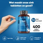 Kenmerken van de zink tabletten van WeightWorld