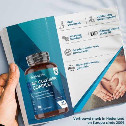 Andere kenmerken van dit probiotica complex van WeighWorld
