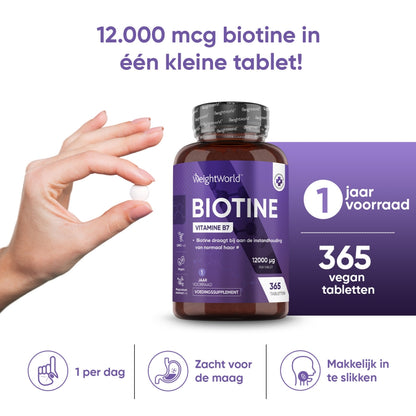 Een overzicht van de verschillende kenmerken van de biotine tabletten 