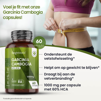 Voordelen van de Garcinia Cambogia capsules van WeightWorld