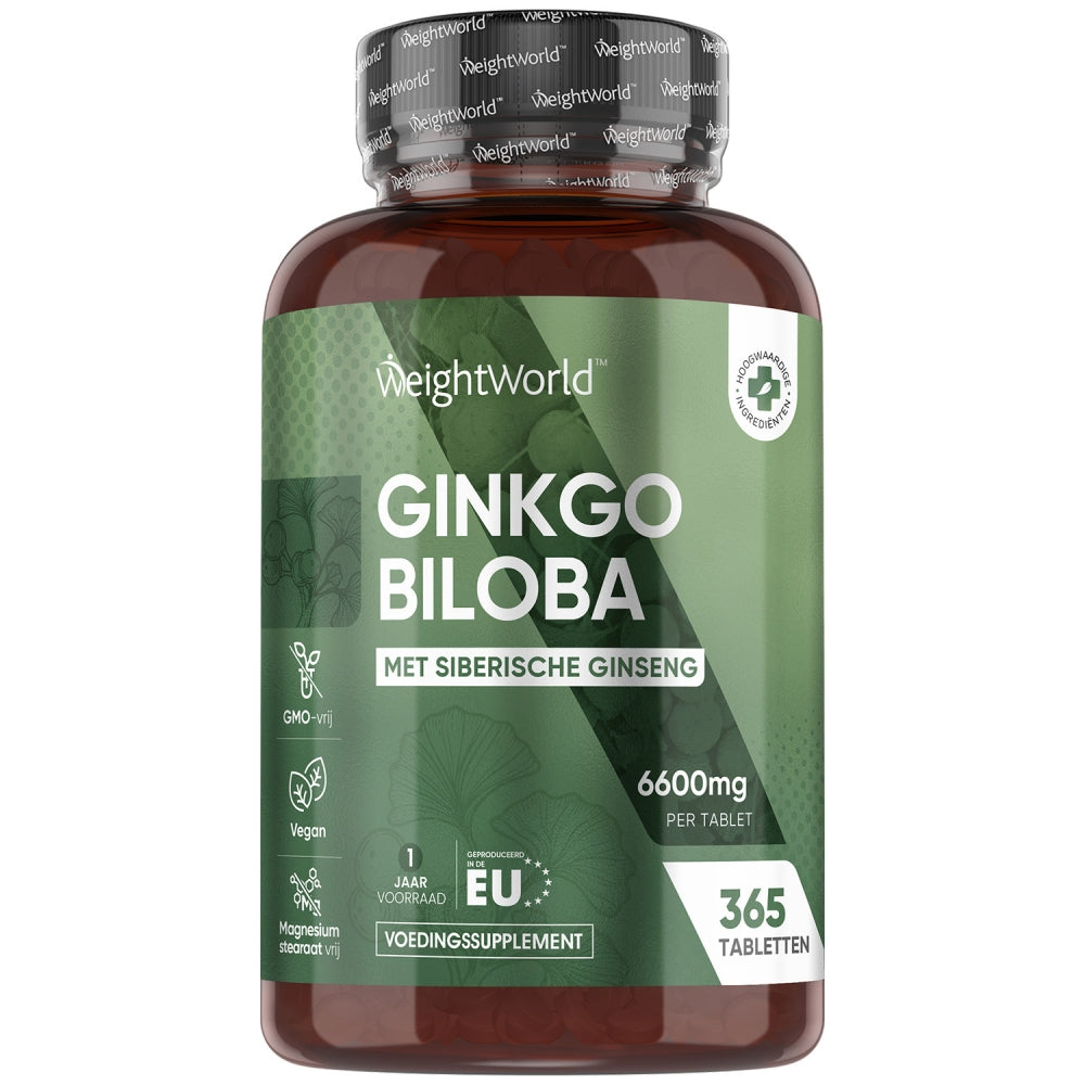 Ginkgo Biloba pillen van WeightWorld
