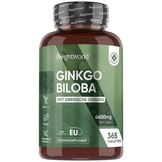 Ginkgo Biloba pillen van WeightWorld