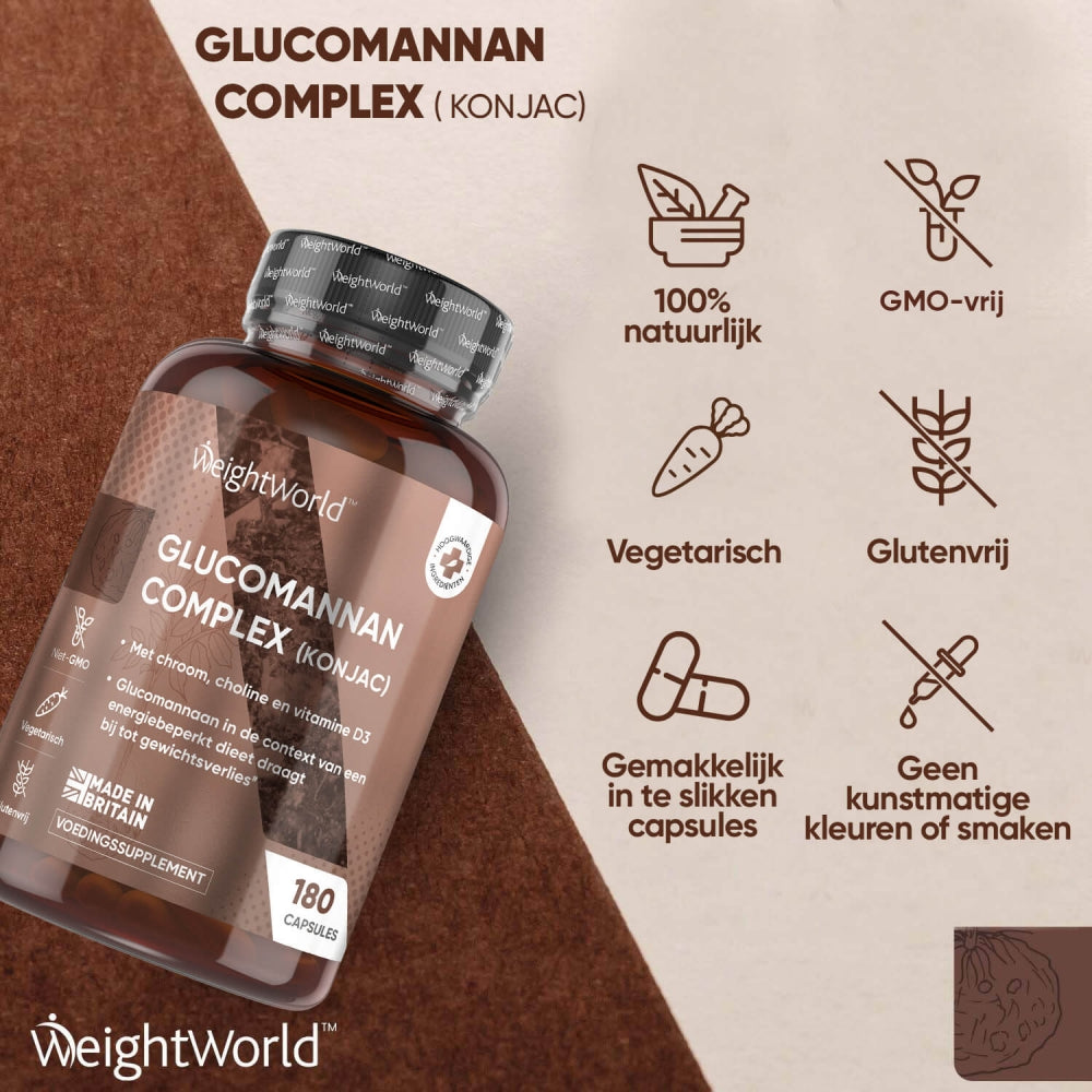 Kenmerken van de hoogwaardige glucomannan pillen