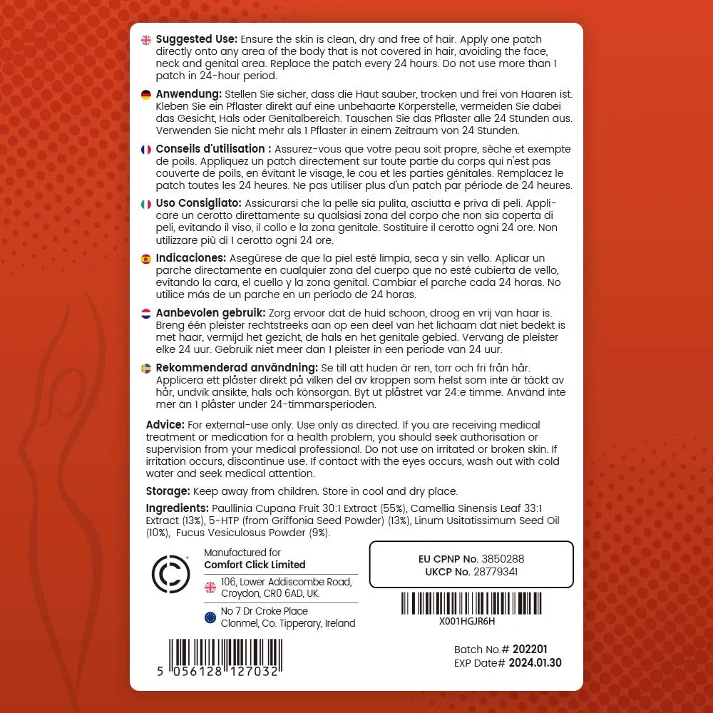 Een andere gebruiksaanwijzing van de guarana afslankpleisters van WeightWorld