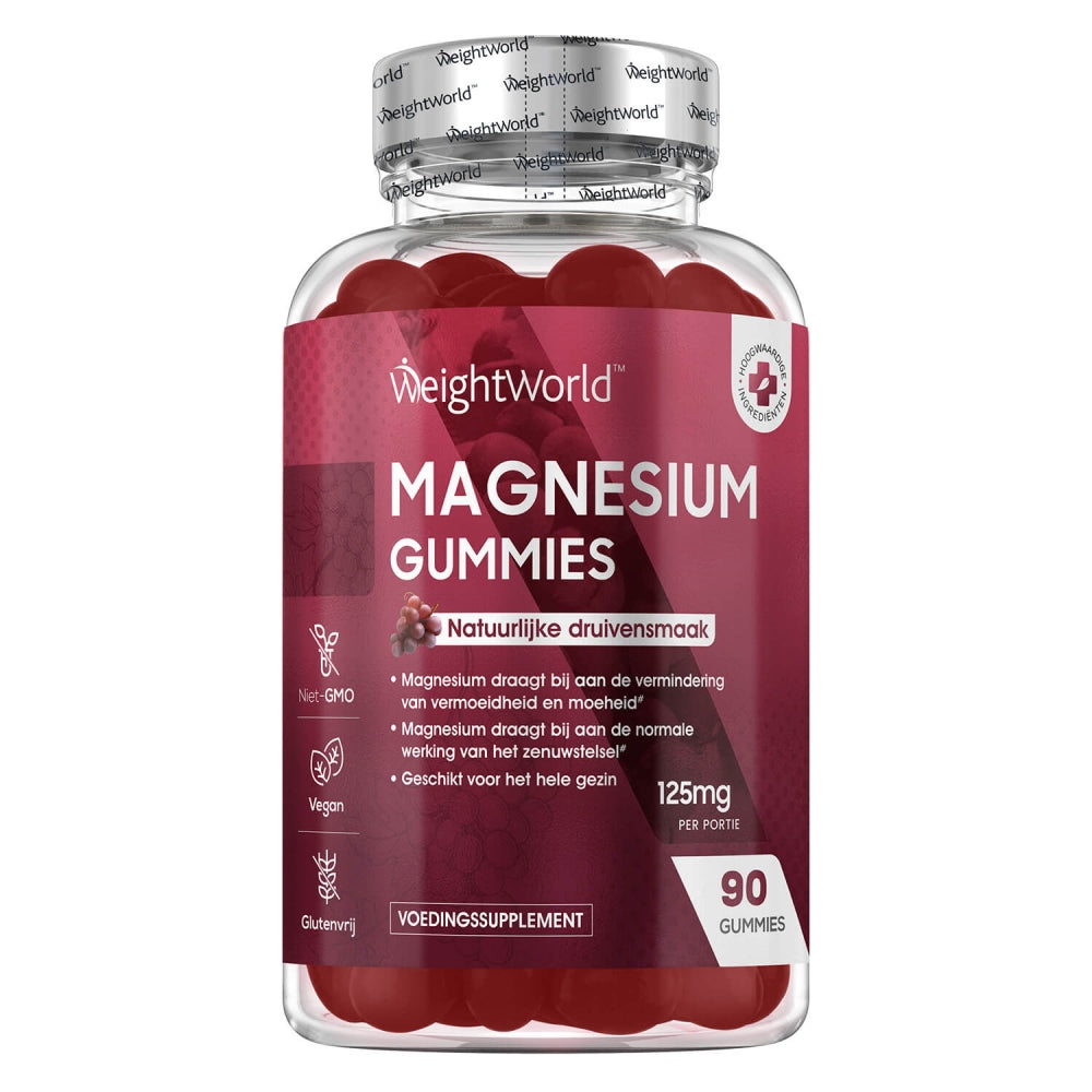 Magnesium citraat gummies van WeightWorld