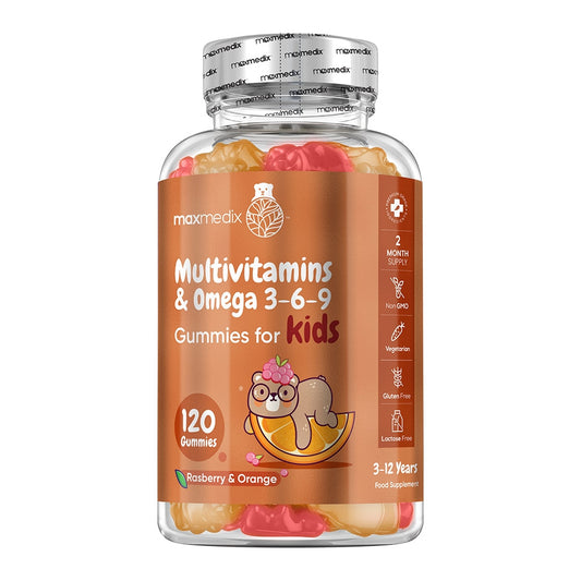 Een potje multivitamine gummies voor kinderen van WeightWorld