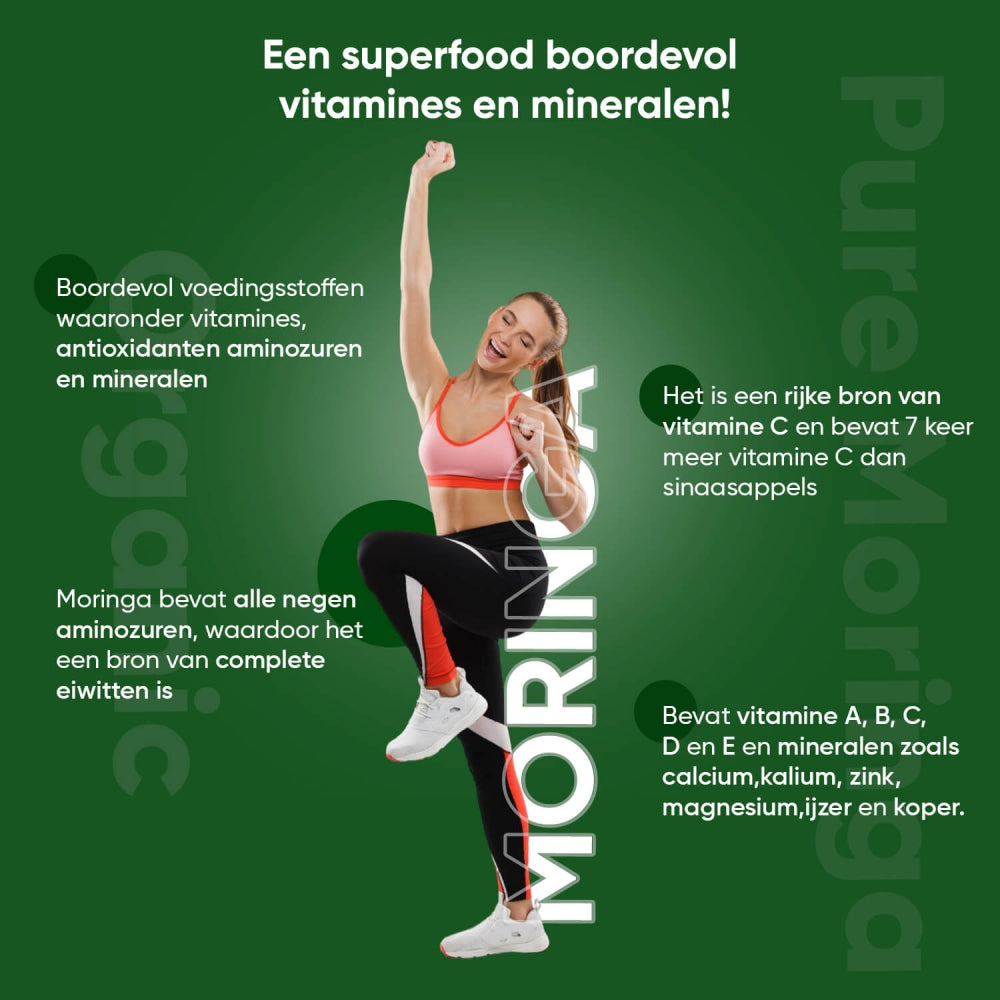 De voordelen van de bio moringa pillen van WeightWorld