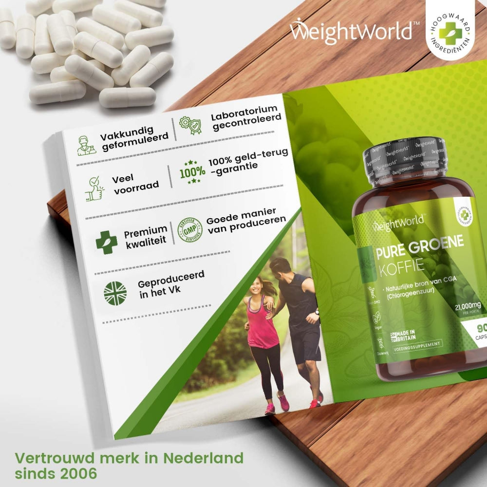 Andere voordelen van de green coffee capsules van WeightWorld