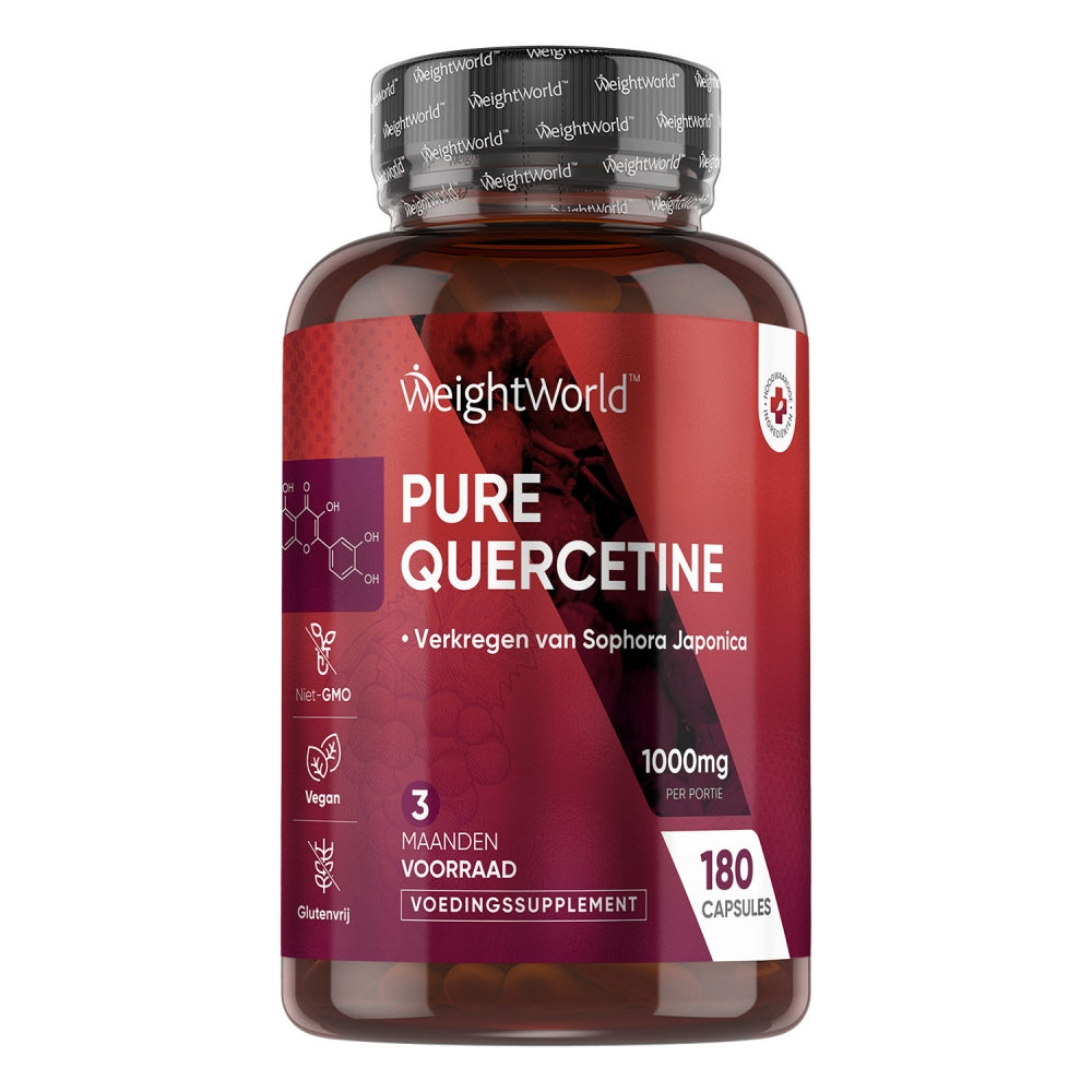 Productafbeelding van de pure quercetine capsules van WeightWorld