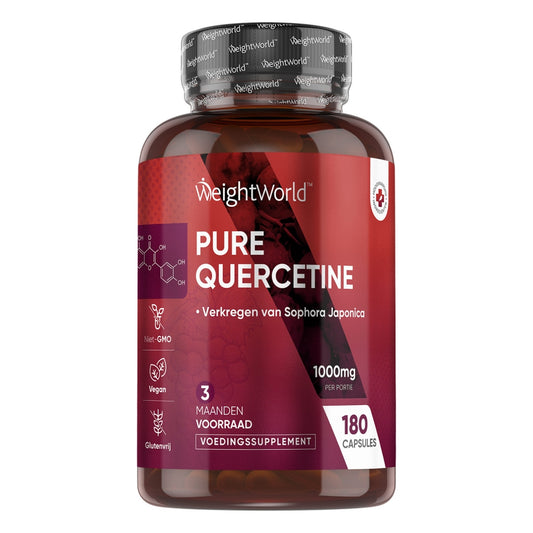 Productafbeelding van de pure quercetine capsules van WeightWorld