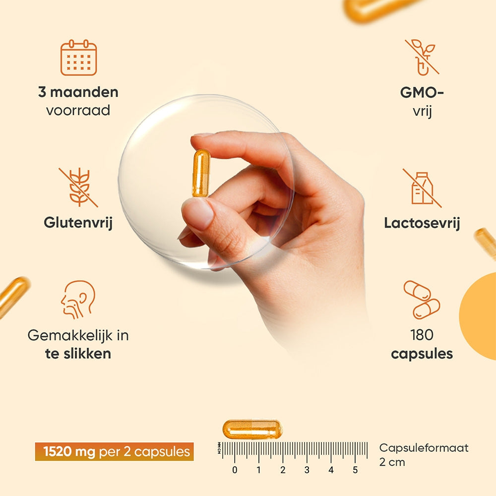 Biologische Kurkuma met Zwarte Peper en Gember