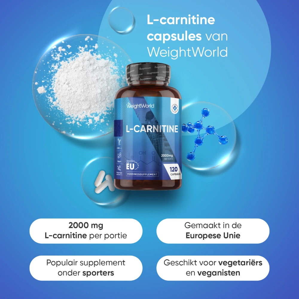 L-carnitine | 2000 mg 120 capsules