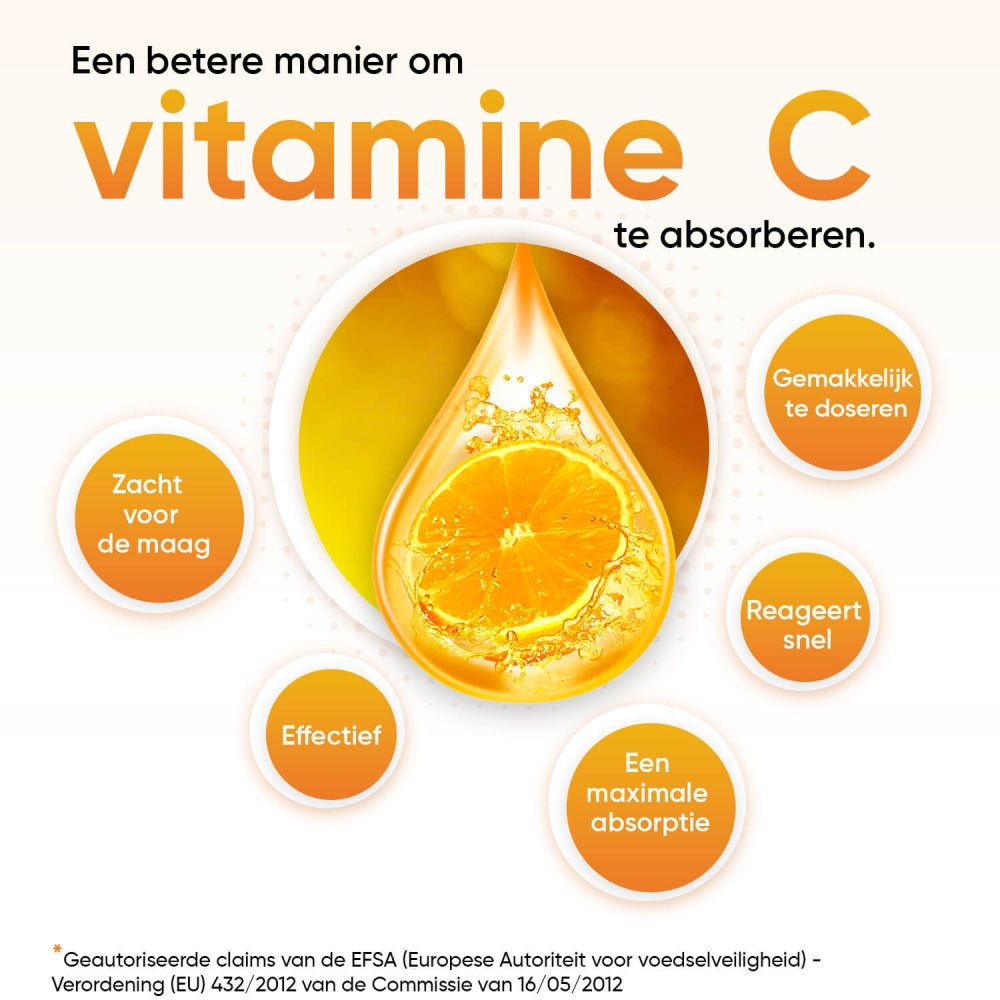 Diverse kenmerken van het vloeibare liposomale vitamine C supplement van WeightWorld