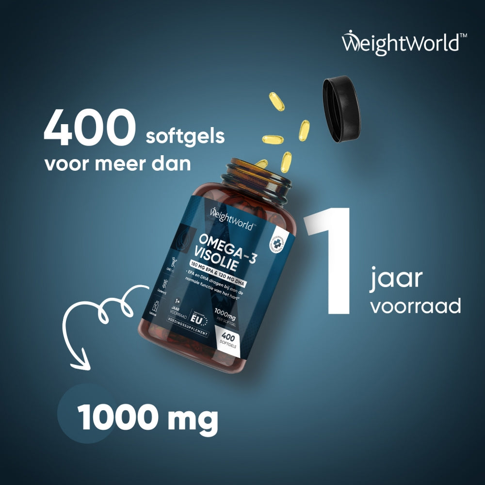 Omega 3 1000mg 400 Softgels